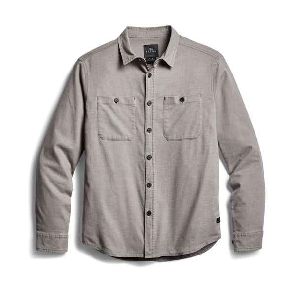 Camisas Sitka Ambary LS Hombre Gris | 8953PYGBZ