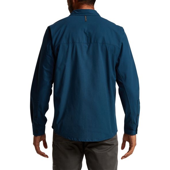 Camisas Sitka Harvester Hombre Azules | 7408SPJNZ