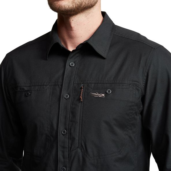 Camisas Sitka Harvester Hombre Negras | 8106FHPJI