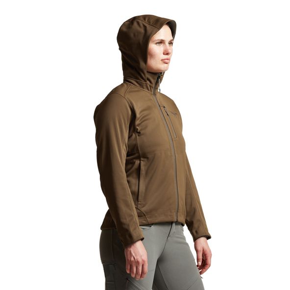 Chaquetas Sitka Jetstream Mujer Marrones | 5864ZGBPT