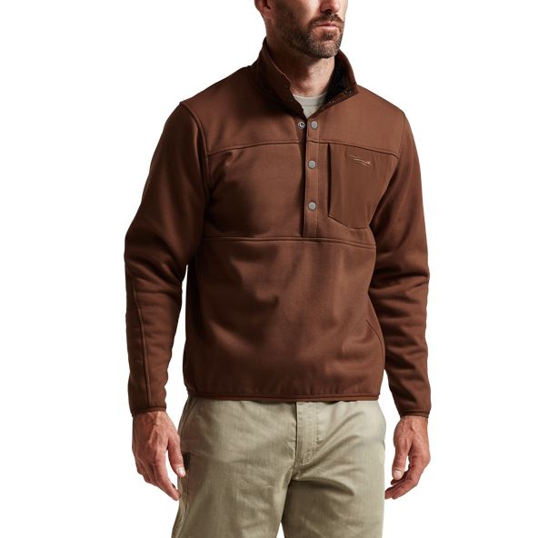 Fleece Sitka Front Range Snap Hombre Marrones | 0532WPXHU