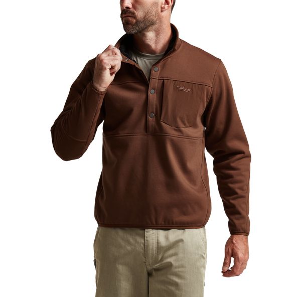 Fleece Sitka Front Range Snap Hombre Marrones | 0532WPXHU