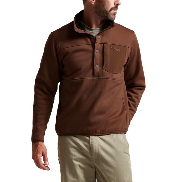 Fleece Sitka Front Range Snap Hombre Marrones | 0532WPXHU