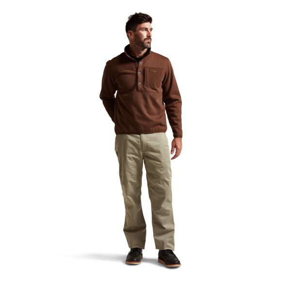 Fleece Sitka Front Range Snap Hombre Marrones | 0532WPXHU