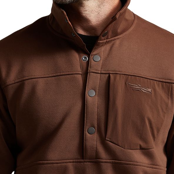 Fleece Sitka Front Range Snap Hombre Marrones | 0532WPXHU