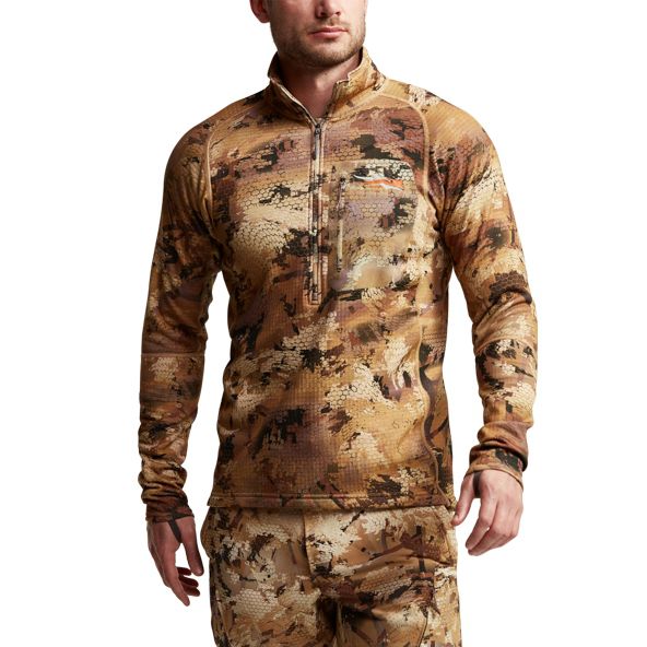 Fleece Sitka Grinder Half-Zip Hombre Camuflaje | 6735OIHWC