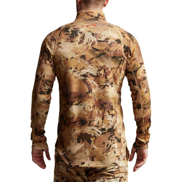 Fleece Sitka Grinder Half-Zip Hombre Camuflaje | 6735OIHWC