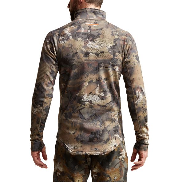 Fleece Sitka Grinder Half-Zip Hombre Camuflaje | 9316QDWRC