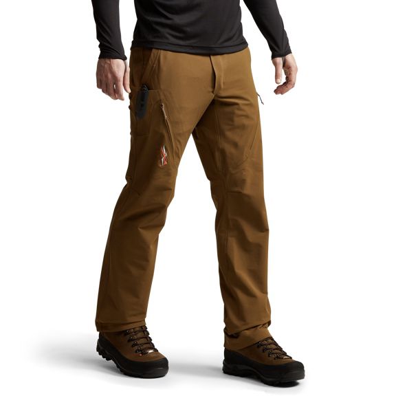 Pantalones Sitka Grinder Hombre Marrones | 1072CEWLK