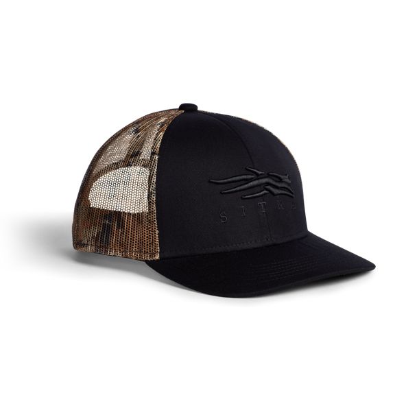 Sombreros Sitka Icon Marsh Mid Pro Trucker Hombre Negras | 9805EBMUZ