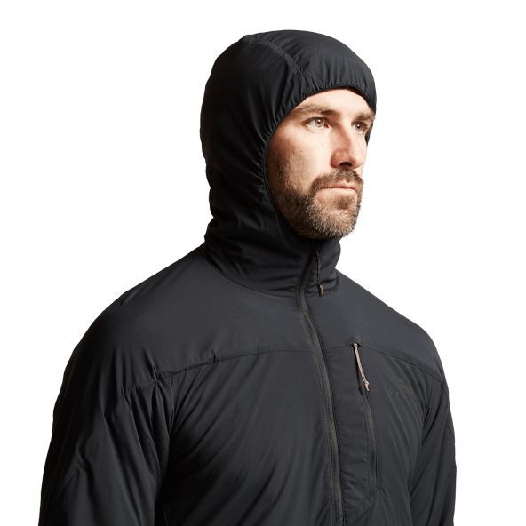 Sudadera Con Capucha Sitka Ambient Hombre Negras | 5130PBYCI