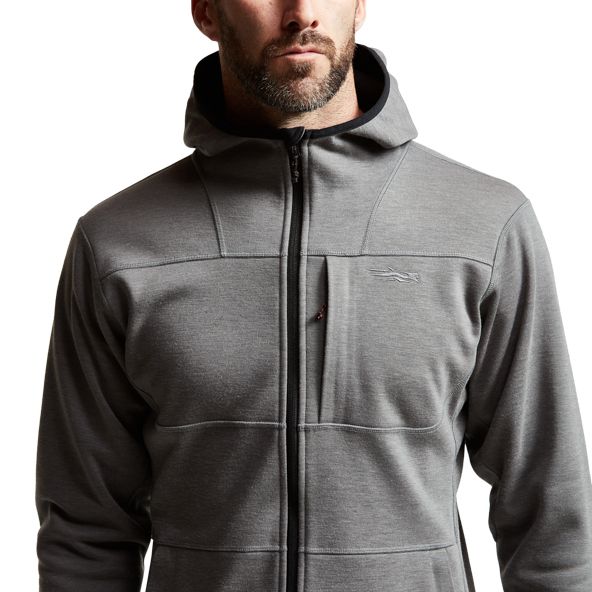 Sudadera Con Capucha Sitka Camp Hombre Gris | 0475TYBFH