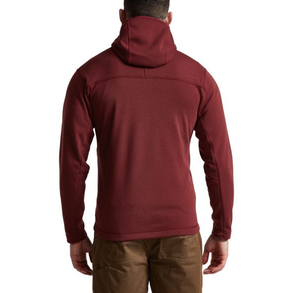 Sudadera Con Capucha Sitka Camp Hombre Rojas | 0894DHMTC