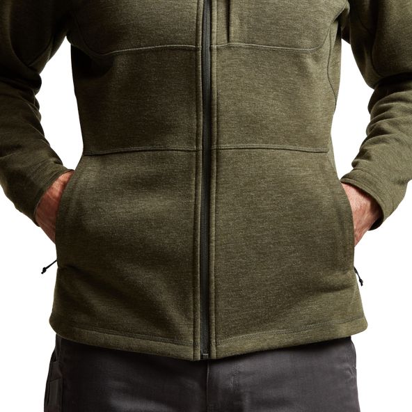 Sudadera Con Capucha Sitka Camp Hombre Verde | 0748MVWGH