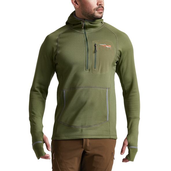 Sudadera Con Capucha Sitka Fanatic Hombre Verde | 1397WRGCZ