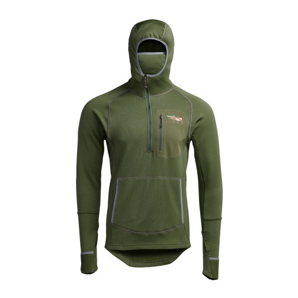 Sudadera Con Capucha Sitka Fanatic Hombre Verde | 1397WRGCZ