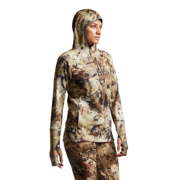 Sudadera Con Capucha Sitka Fanatic Mujer Camuflaje | 4750OMDFP