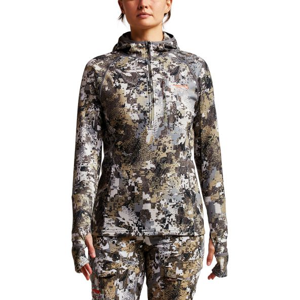 Sudadera Con Capucha Sitka Fanatic Mujer Camuflaje | 4936SIVEJ