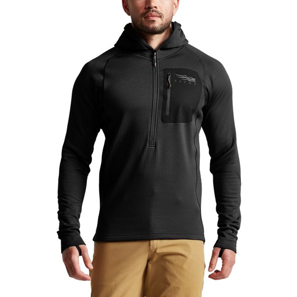 Sudadera Con Capucha Sitka Heavyweight Hombre Negras | 1723SDZOK