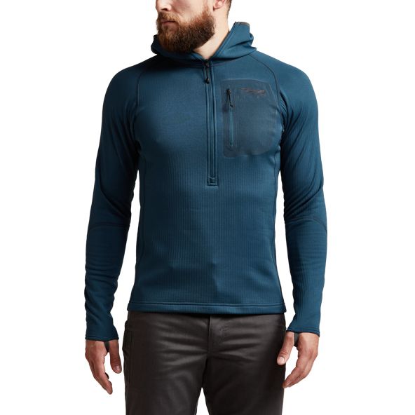 Sudadera Con Capucha Sitka Heavyweight Hombre Azules | 3715ENHDW