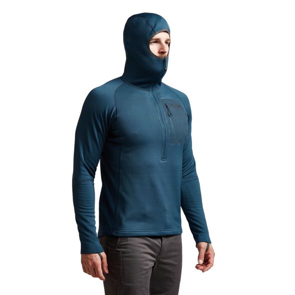 Sudadera Con Capucha Sitka Heavyweight Hombre Azules | 3715ENHDW