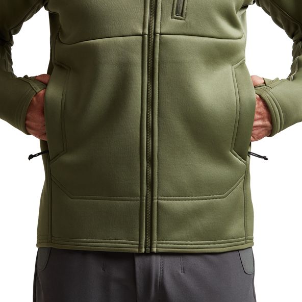 Sudadera Con Capucha Sitka Traverse Hombre Verde Oliva | 5742DZPJO