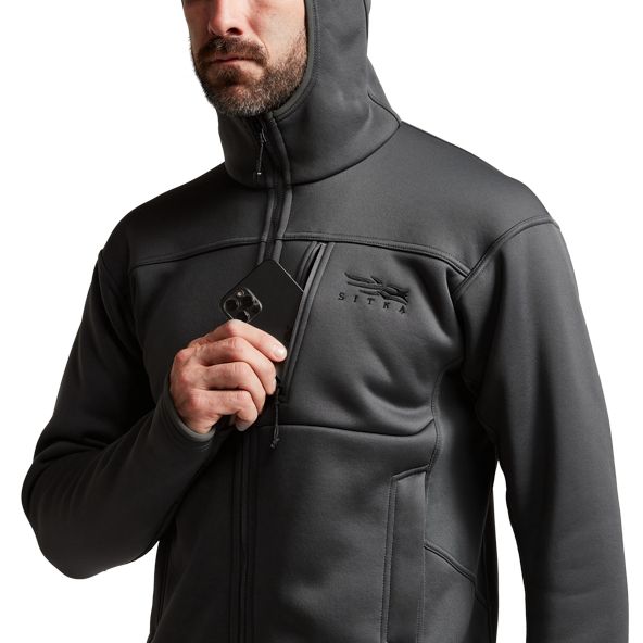 Sudadera Con Capucha Sitka Traverse Hombre Negras | 7368HCZJX