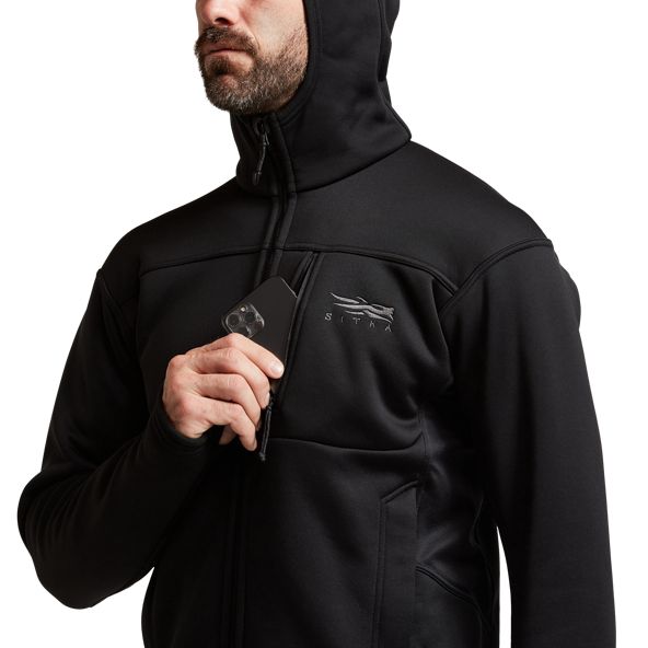 Sudadera Con Capucha Sitka Traverse Hombre Negras | 8536ORKGQ