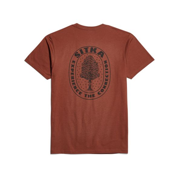 T Shirts Sitka Cedar Rub Hombre Marrones | 5847PCZDE