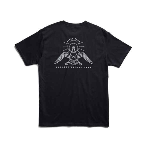 T Shirts Sitka Darkest Before Dawn Hombre Negras | 7508BLUZM