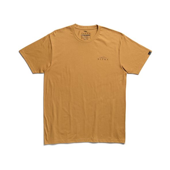 T Shirts Sitka Elevation Hombre Amarillo | 7913BENTO