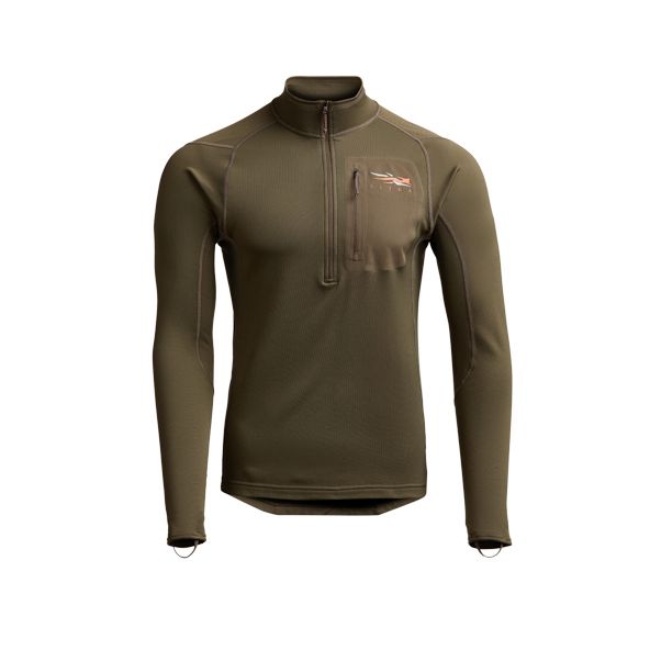 Fleece Sitka Core Midweight Zip-T Hombre Verde | 0971UIQFL