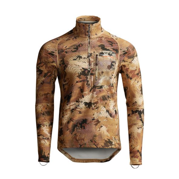 Fleece Sitka Grinder Half-Zip Hombre Camuflaje | 6735OIHWC