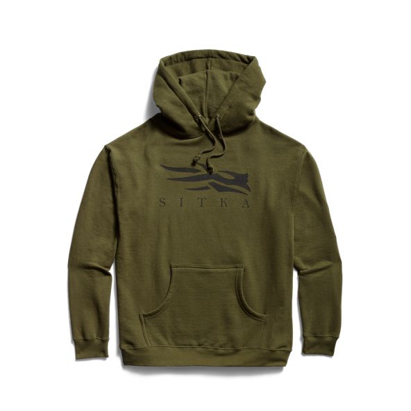 Sudadera Con Capucha Sitka Icon Pullover Hombre Verde | 0841PYKIQ