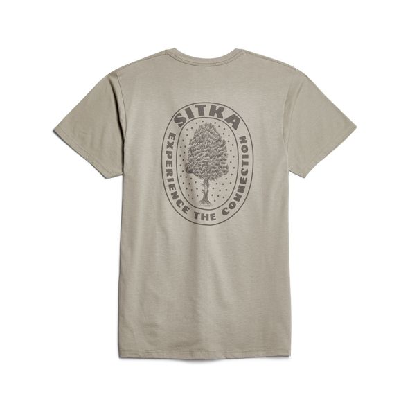 T Shirts Sitka Cedar Rub Hombre Gris | 5963BCDIQ